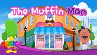 The Muffin Man - Do You Know the Muffin Man? - Nursery Rhyme Karaoke - Sing Along
