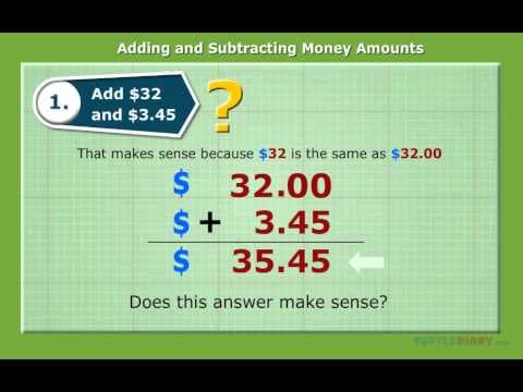 How to Add and Subtract Money Quick & Easy Math for Kids