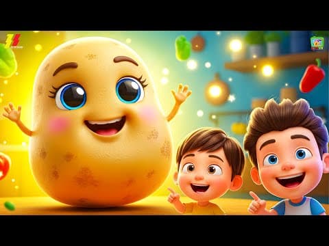 Aalu Bola Mujh Ko Khalo - New Telugu Rhyme For Kids | Popular Funny Telugu Vegetable Rhyme for Kids