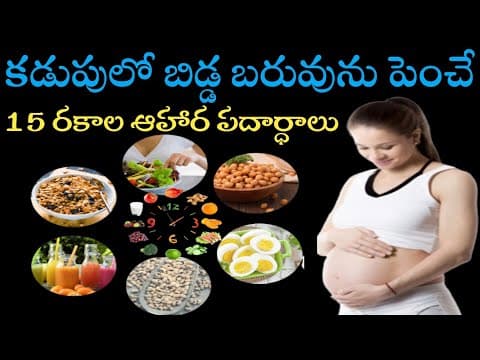 15 foods to improve baby's growth during pregnancy
