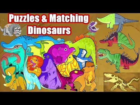 Matching & Puzzles Dinosaurs