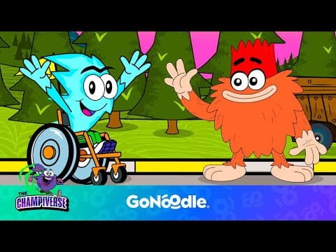 Fast Friends with Flash Bolton|Champiverse|GoNoodle
