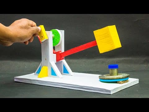 School Science Projects | Da Vinci Cam Hammer Model
