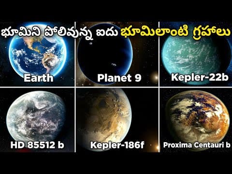 Top 5 Earth Like Planets Explained in Telugu | Kepler-22b in Telugu | Super Earths | Part-2 |