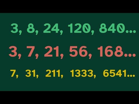 Sequences from Group Theory