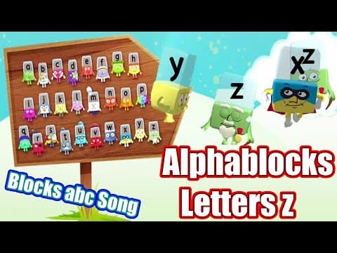 Fun Alphablocks Letter z