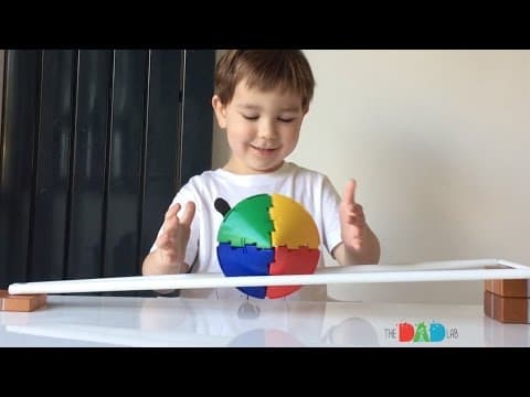 Defying Gravity: Bicone Rolling Upwards