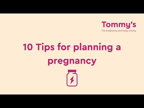 10 tips for planning a pregnancy