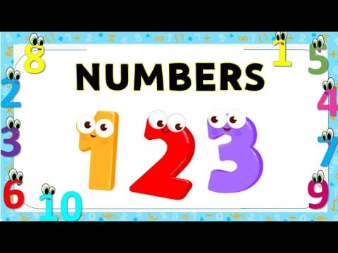Learn Numbers | Numbers | Numbers for kids | learn Number Counting | Counting for kids