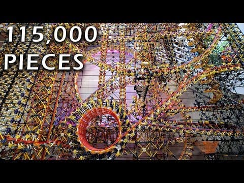 The 115,000+ piece K’NEX Ball Machine at The Works Museum