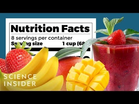 Are Smoothies Really Healthy? According To A Sugar Expert - YouTube