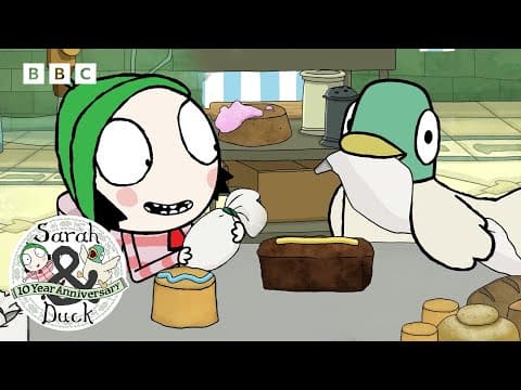 Baking with Bread Man and Cake | MARATHON | Sarah and Duck Official