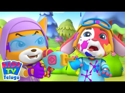 Paint Ball Ninjas More Funny Cartoon Videos And Funny Show For Kids