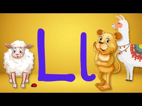 Lea the lioness letter l poem - alphabet videos for kids