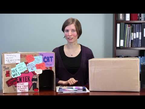 I HEART How To's: Make Kitty Forts for Shelter Cats