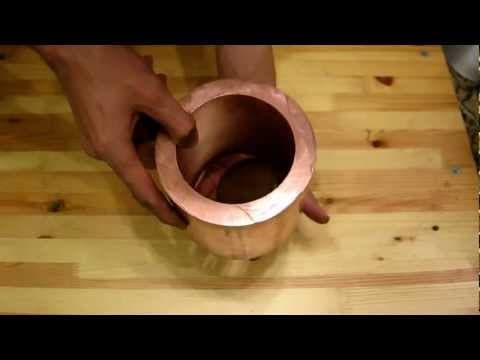 Dropping a neodymium magnet through a thick copper pipe