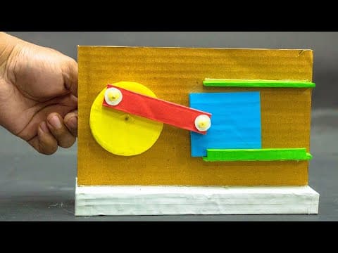 Science Projects | Crank Slider Mechanism