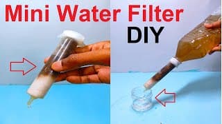 Cheapest Mini Water Filter In The World - Water Purifier Working Model Science project