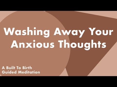 Washing away your anxious thoughts-river of peace--guided meditation for pregnancy-hypnobirth
