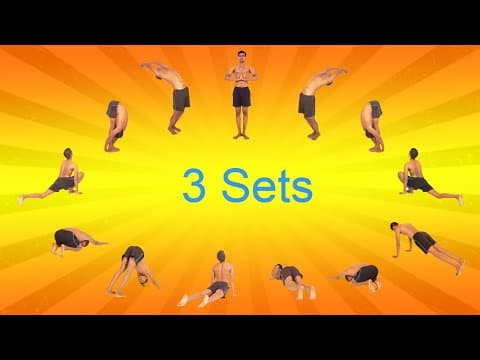 3Sets of Suryanamaskaras