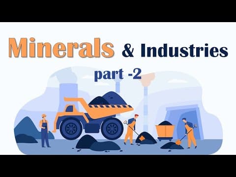 Minerals and Industries l Part 2 l Types of mineral