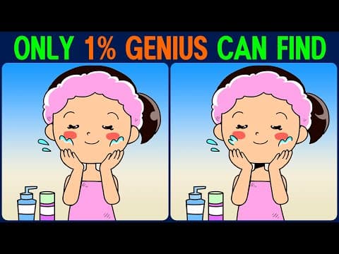 【Find the Difference】 Can you find them all?