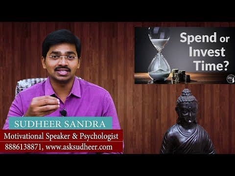 Don't SPEND Time with your Children.. Every PARENT Must Watch this video.. by Sudheer Sandra