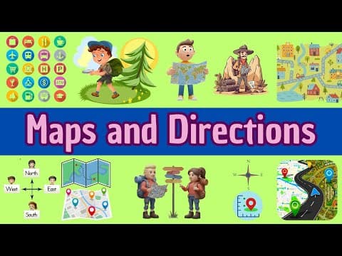 Maps and Directions for Kids | What is a Map? | Geography Lesson for Cambridge UKG & Primary 1