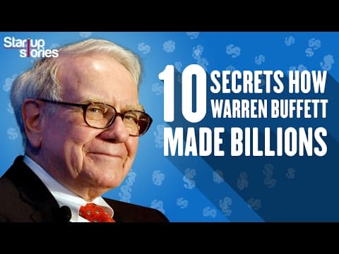 Top 10 Secrets To Success By Warren Buffett | How To Become Rich In Life | Startup Stories