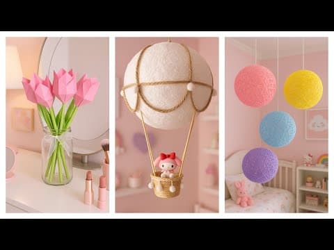 10 DIY - CUTE ROOM DECOR IDEAS YOU WILL LOVE 🩷 #roomdecor