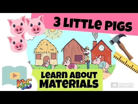 Learn About Materials With the 3 Little Pigs!