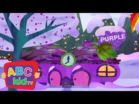 The Purple Song | ABC Kid TV Nursery Rhymes & Kids Songs