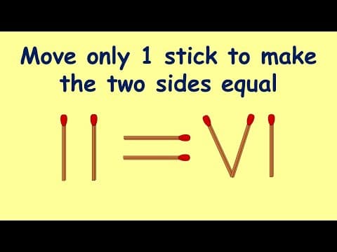 Make 2 = 4 in two ways | Match Stick Puzzle part 7