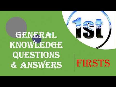 FIRST EVENT GK QUESTIONS || 100 BEST GENERAL KNOWLEDGE QUESTIONS & ANSWERS || GK QUIZ