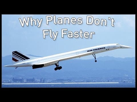 Why Planes Don't Fly Faster - YouTube