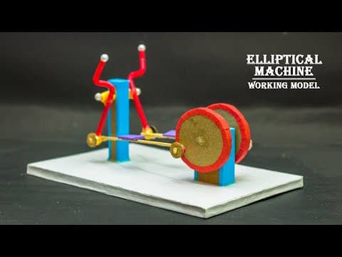 School Science Projects | Elliptical Machine Working Model