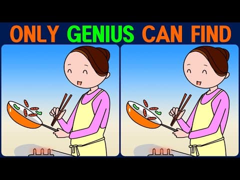 【Find the Difference】 Can you spot all the differences? Try it!