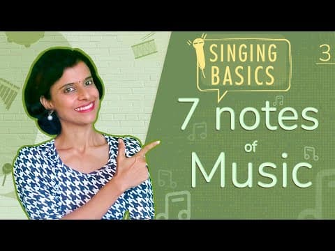Singing Basics Ep #3 - The 7 notes of Music | VoxGuru ft. Pratibha Sarathy