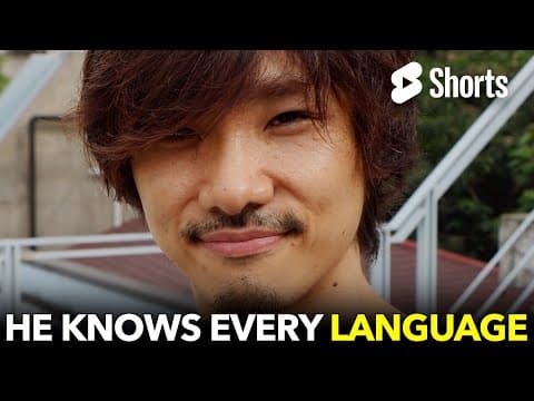 He knows every language