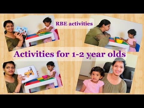 Toddler activities part-3 | Right Brain Education activities | Telugu Vlogs From USA us