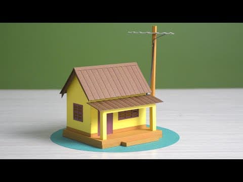 Best paper house making idea | easy DIY at home
