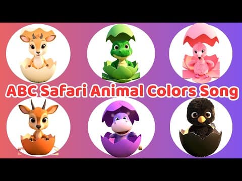 π₯ Safari Animal Olympics! Surprise Egg Hatch + ABC Song & Animal Sounds for Kids π¦π
π