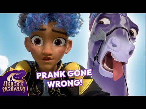 BACK TO SCHOOL PRANKS 😱 (He Took it Too Far!!) | Unicorn Academy | Cartoons for Kids