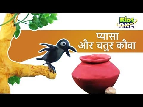 Pyasa Kauwa Kahani | Hindi Moral Stories for Kids | Moral Stories | KidsOne Hindi