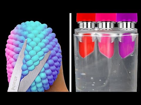 ODDLY SATISFYING EXPERIMENTS With Slime, Water and Balloons