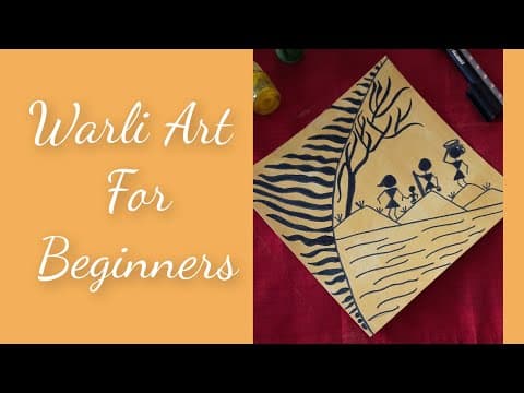 Turning white paper to Warli...see what happens @sowmyascreativelibrary