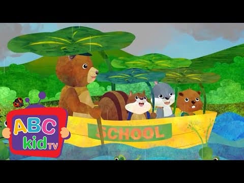 Row Row Row Your Boat | ABC Kid TV Nursery Rhymes & Kids Songs