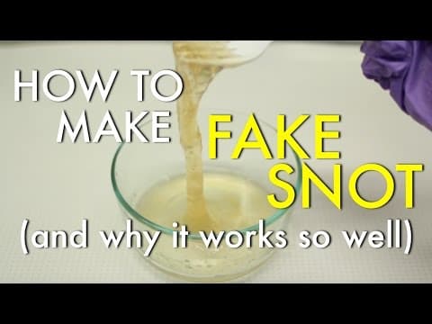 How To Make Fake Snot (and why it works so well) - YouTube