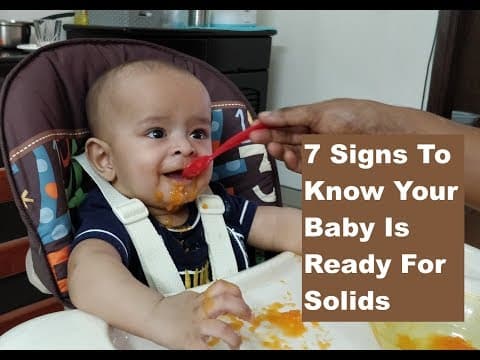 Is your baby ready for solid food-watch out for these 7 signs