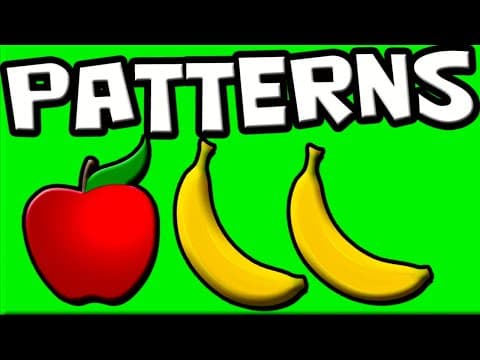 Learn Patterns for Kids-ABB Patterns for Children